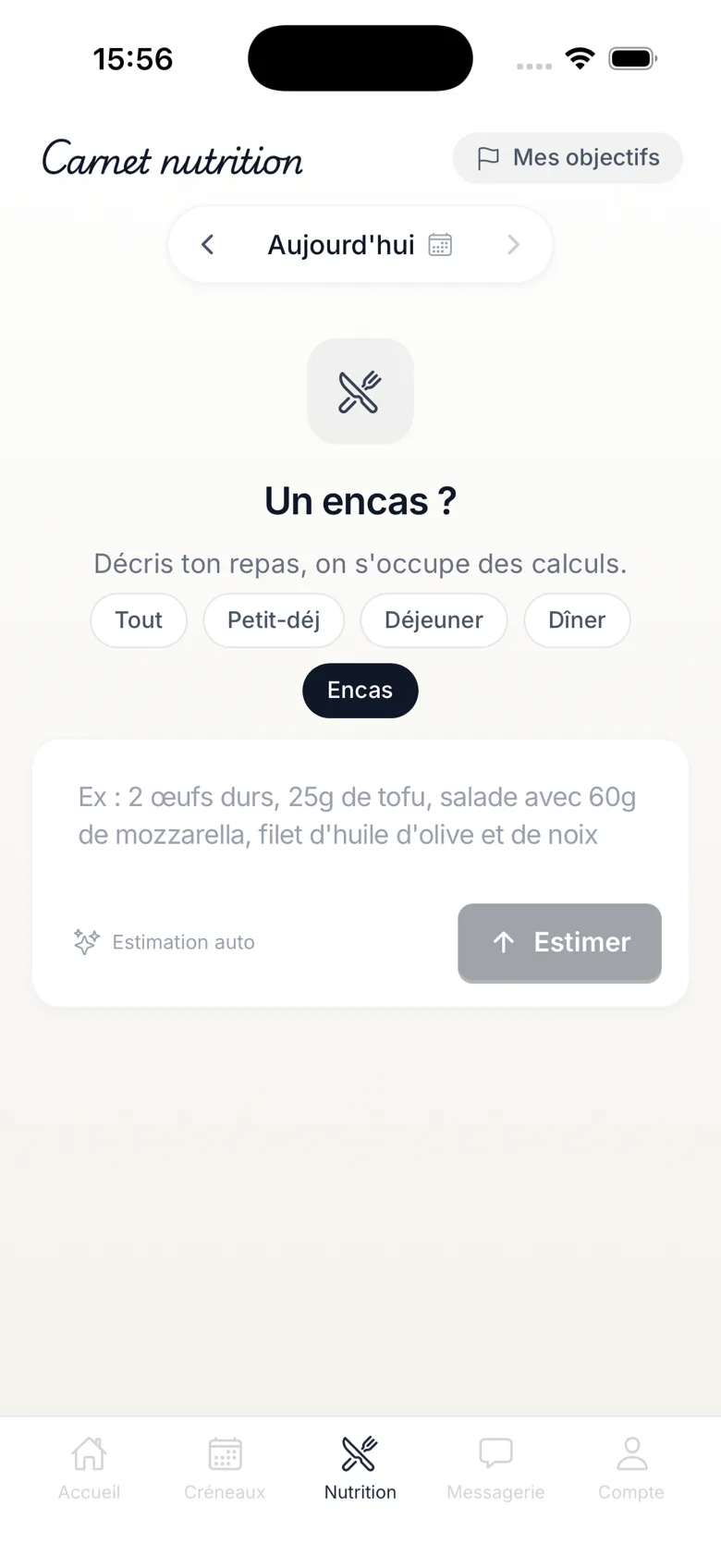 L'application mobile Aucreno, côté client